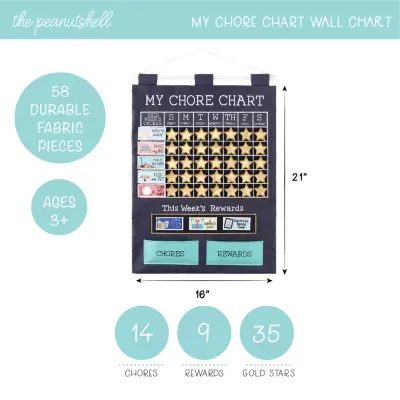 The Peanutshell Chore 40-pc. Resposibility Chart