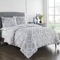 Better Trends Tufted Wedding Ring 3-pc. Comforter Set