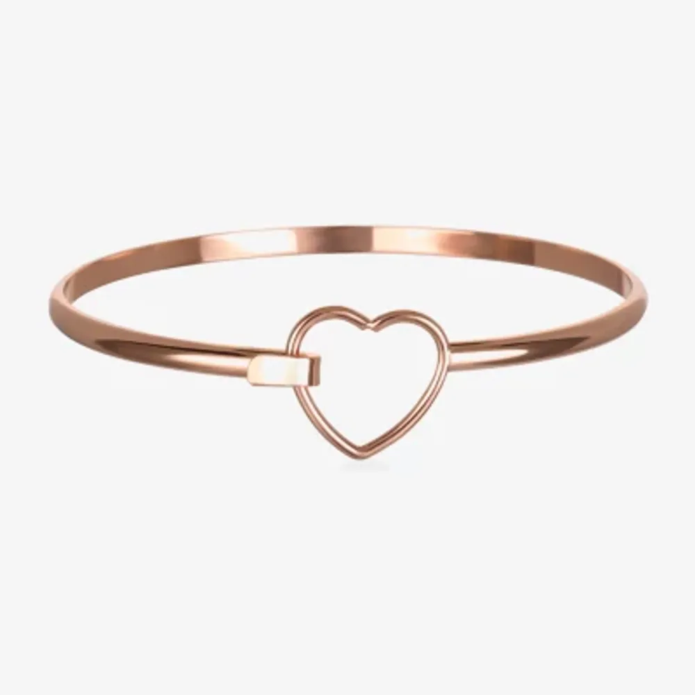 Bijoux Bar Delicates Heart Bangle Bracelet