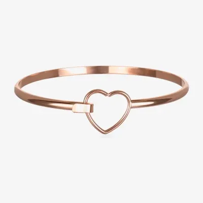 Bijoux Bar Delicates Heart Bangle Bracelet