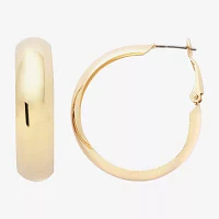 Mixit Hypoallergenic Gold Tone Hoop Earrings