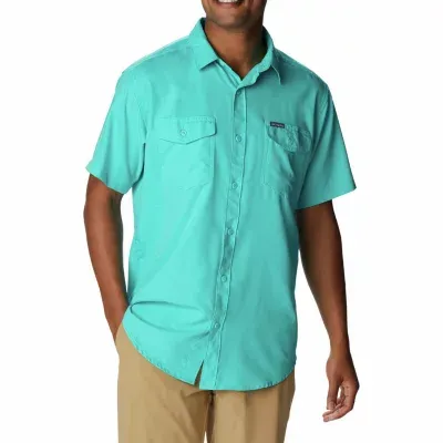 Columbia Utilizer™ II Mens Regular Fit Short Sleeve Button-Down Shirt