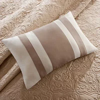 Madison Park Danville 7-Pc Quilt Set with Euro Shams and Throw Pillows