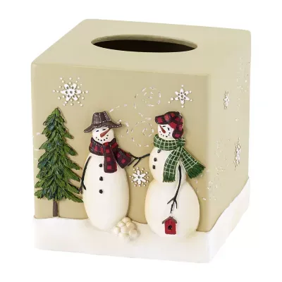 Avanti Snowmen Gathering Tissue Box Cover