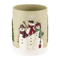 Avanti Snowmen Gathering Waste Basket