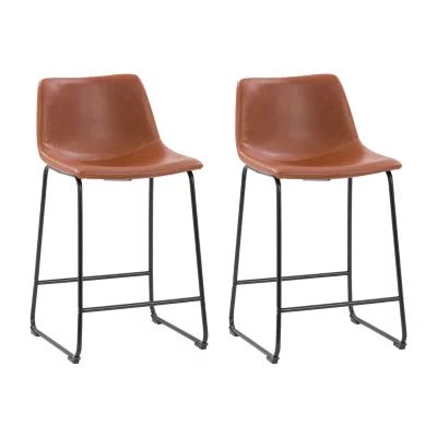 Palmer 2-pc. Counter Height Upholstered Bar Stool