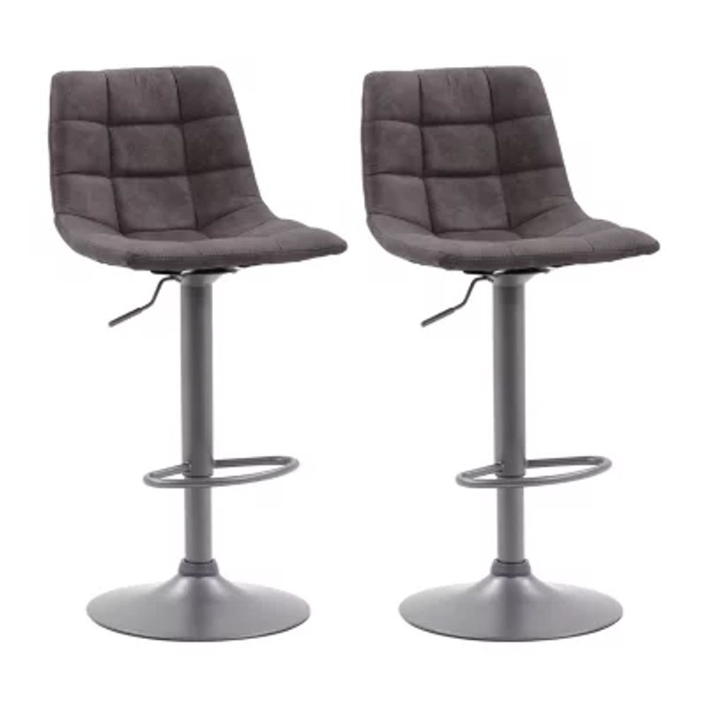 Palmer 2-pc. Tufted Swivel Bar Stool