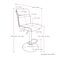 Palmer 2-pc. Swivel Bar Stool