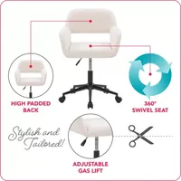 Marlowe Open Back Height Adjustable Office Chair