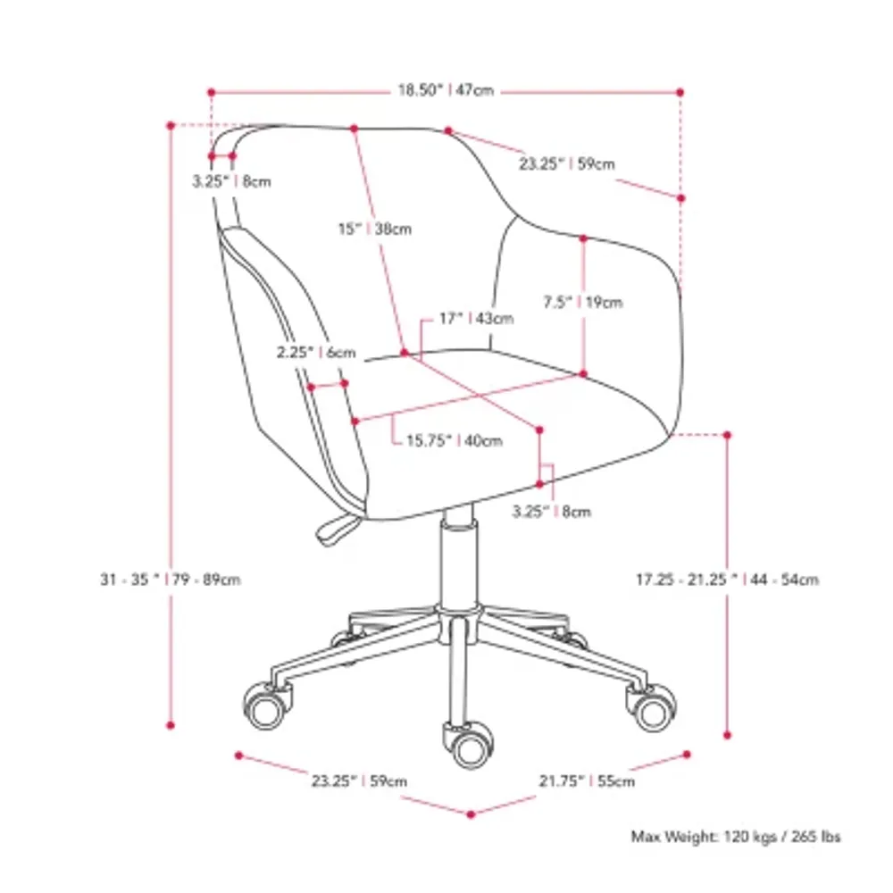 Marlowe Adjustable Height Office Chair