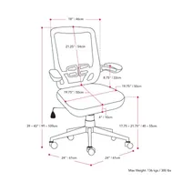 Workspace Ergonomic High Back Design Adjustable Height Office Chair