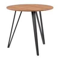 Lennox Round Wood-Top Dining Table