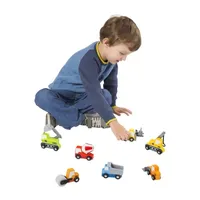 Melissa & Doug Wooden Construction Site Vehicles