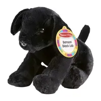 Melissa & Doug Benson Black Lab Stuffed Animal