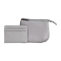 Julia Buxton Pleated Coin Pouch Womens RFID Blocking Wallet