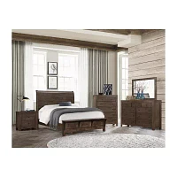 Home Point Frank 2-Drawer Nightstand