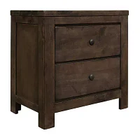 Home Point Frank 2-Drawer Nightstand