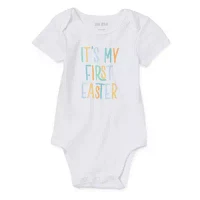 Okie Dokie Baby Unisex Round Neck Short Sleeve Bodysuit