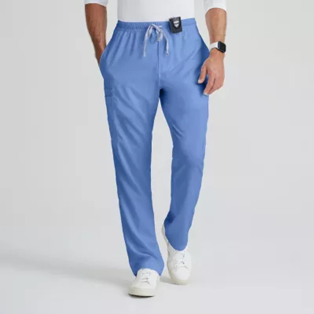 Grey's Anatomy™ by Barco Classic Grp558 Evan 5-Pocket Zip-Fly Mens Short Moisture Wicking Scrub Pants