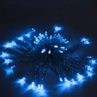 ALEKO Solar Powered Holiday Christmas String Lights 24 LED