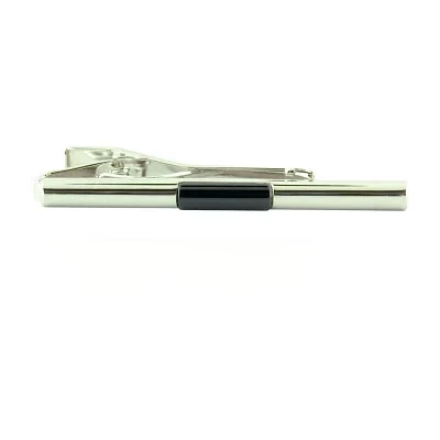 Skinny Onyx Tie Bar