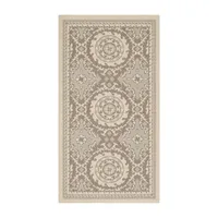 Safavieh Courtyard Collection Roza Geometric Indoor/Outdoor Area Rug