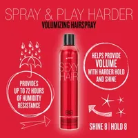 Sexy Hair Big Spray & Play Strong Hold Hair Spray - 10 oz.