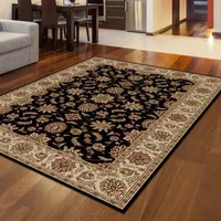 Como Kashan Traditional Oriental Indoor Rectangular Accent Rug