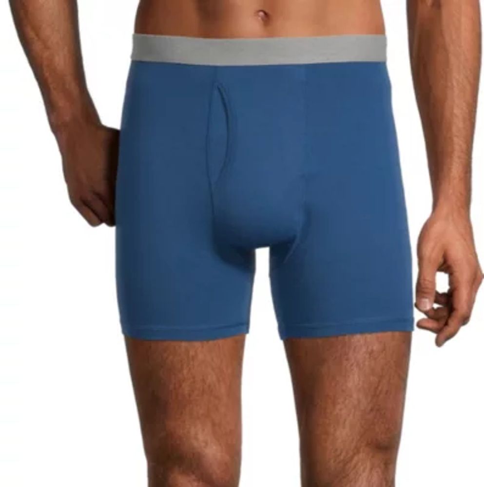 Stafford Dry + Cool Breathable Mesh Big and Tall Mens 4 Pack Boxer Briefs