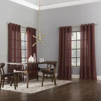 Scott Living Dari Light-Filtering Grommet Top Single Curtain Panel