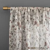 Scott Living Jessa Sheer Rod Pocket Single Curtain Panel