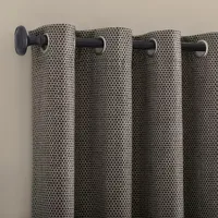 Scott Living Rafaela Energy Saving 100% Blackout Grommet Top Single Curtain Panel