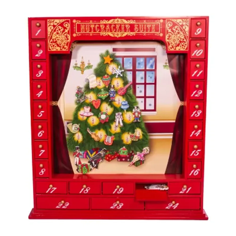 Kurt Adler Wooden Nutcracker Suite Advent Calendar