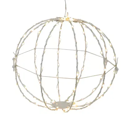 Kurt Adler 12inch Led Foldable Sphere Outdoor String Lights