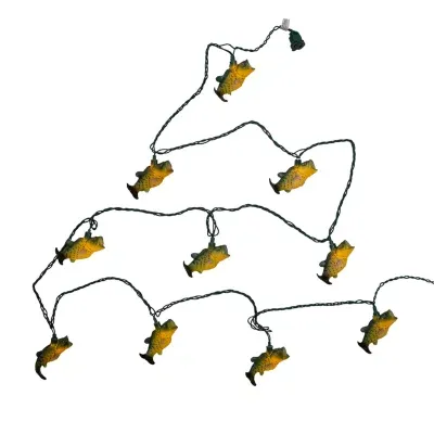 Kurt Adler 10-Light Bass Fish String Lights