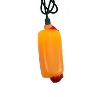 Kurt Adler 10-Light Hot Dog Clear Outdoor String Lights