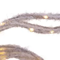 Kurt Adler Gray Fuzzy Multi Strand Led Indoor String Lights