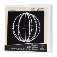 Kurt Adler Led Foldable Metal Sphere String Lights