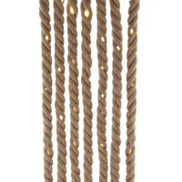 Kurt Adler Brown Rope With Led Indoor String Lights