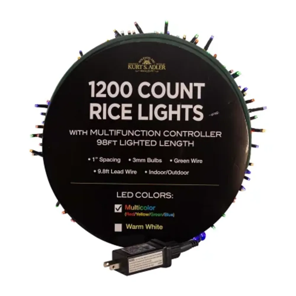 Kurt Adler 98foot Led Rice String Lights