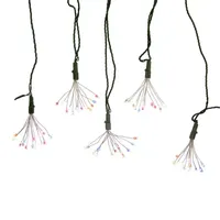 Kurt Adler Cluster And Twinkle Led String Lights