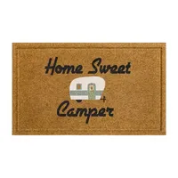 Mohawk Home Faux Coir Happy Sweet Camper 18"X30" Outdoor Doormat