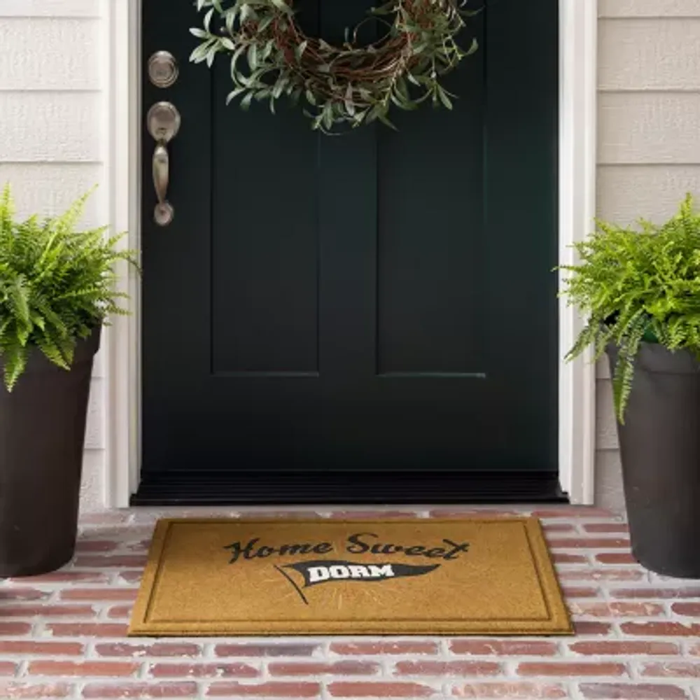 Mohawk Home Faux Coir Home Sweet Dorm 18"X30" Outdoor Doormat