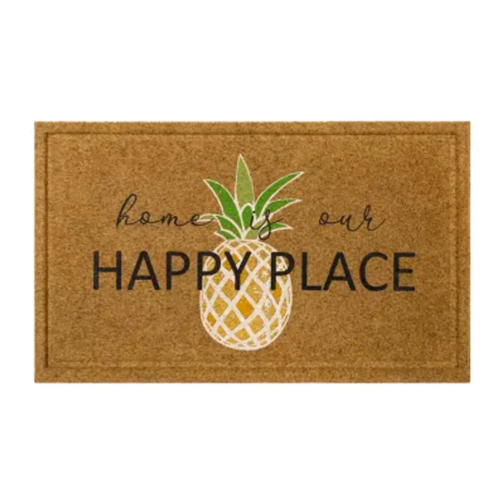 Mohawk Home Faux Coir Our Happy Place 18"X30" Outdoor Doormat