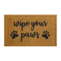 Mohawk Home Faux Coir Wipe Your Paws 18"X30" Outdoor Doormat