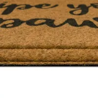 Mohawk Home Faux Coir Wipe Your Paws 18"X30" Outdoor Doormat