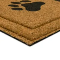 Mohawk Home Faux Coir Wipe Your Paws 18"X30" Outdoor Doormat