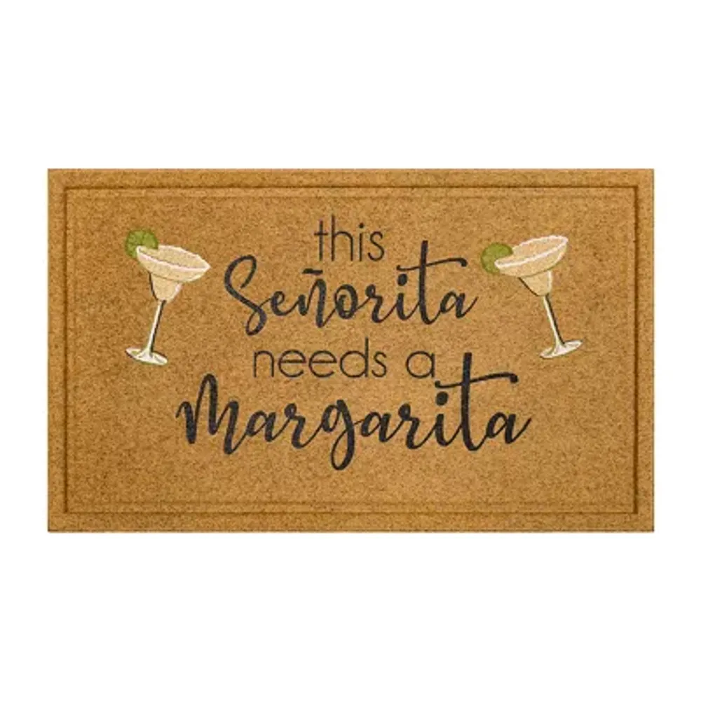 Mohawk Home Faux Coir Senorita Margarita 18"X30" Outdoor Doormat