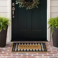 Mohawk Home Faux Coir Welcome 18"X30" Outdoor Doormat
