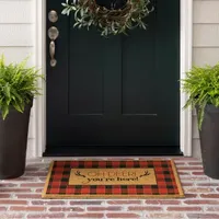 Mohawk Home Faux Coir Oh Deer 18"X30" Outdoor Doormat